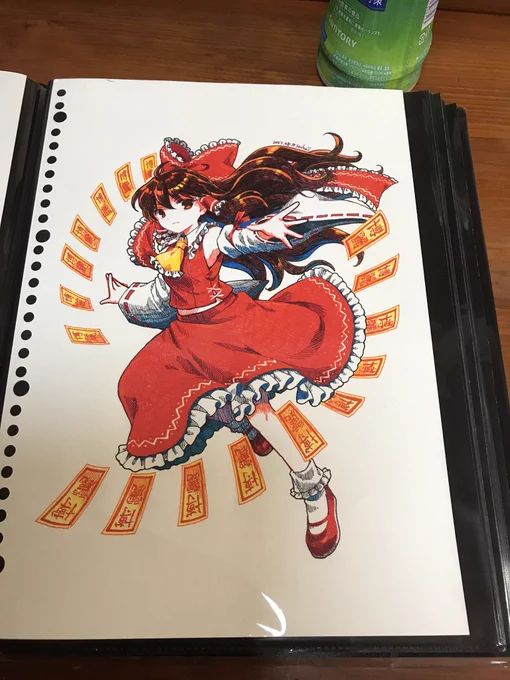 明日の京都合同にこの原画持っていくので見たい方がいらっしゃったら売り子にお声掛けください。 