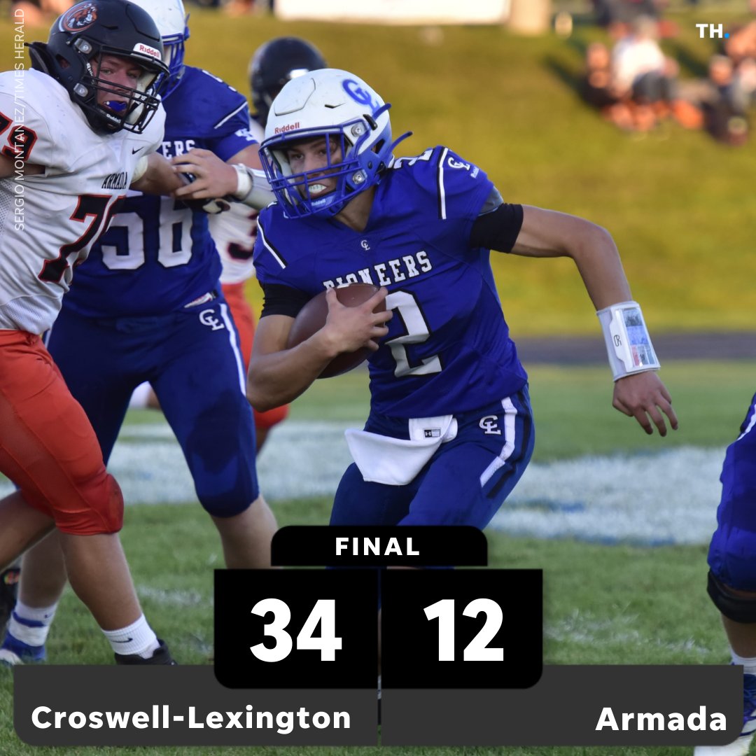 thetimesherald (@thetimesherald) on Twitter photo Croswell-Lexington's belief in quarterback Gavin Espinoza paid off in a 34-12 win over Armada on Friday. Story from <a href="/BrendenWelper/">Brenden Welper</a>: bit.ly/3L7zcu2 Croswell-Lexington's belief in quarterback Gavin Espinoza paid off in a 34-12 win over Armada on Friday. Story from <a href="/BrendenWelper/">Brenden Welper</a>: bit.ly/3L7zcu2