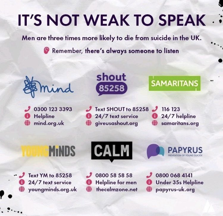 On #WorldSuicidePreventionDay  please know that there are people and organisations out there to help anyone who is struggling mentally. This applies to every day because YOU ARE special and loved ❤️