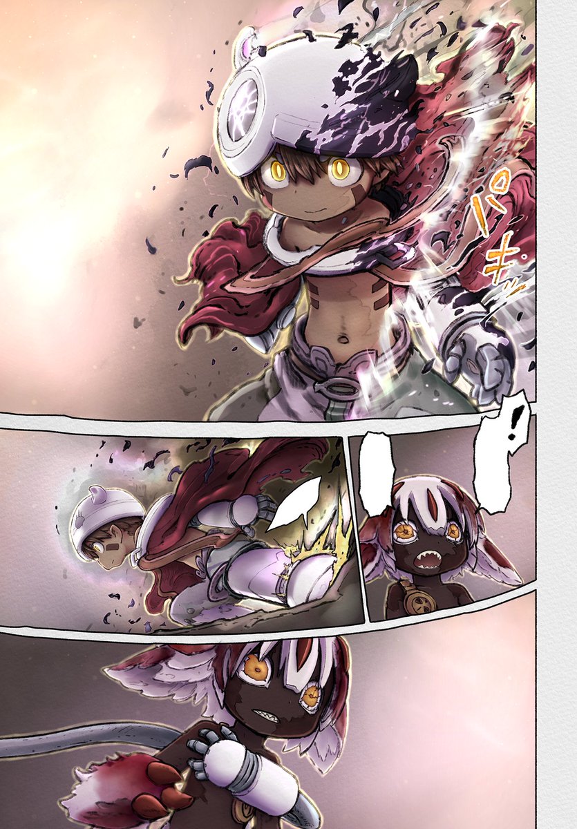 What's with that transformation, sosu?!'' Colouring of Made in