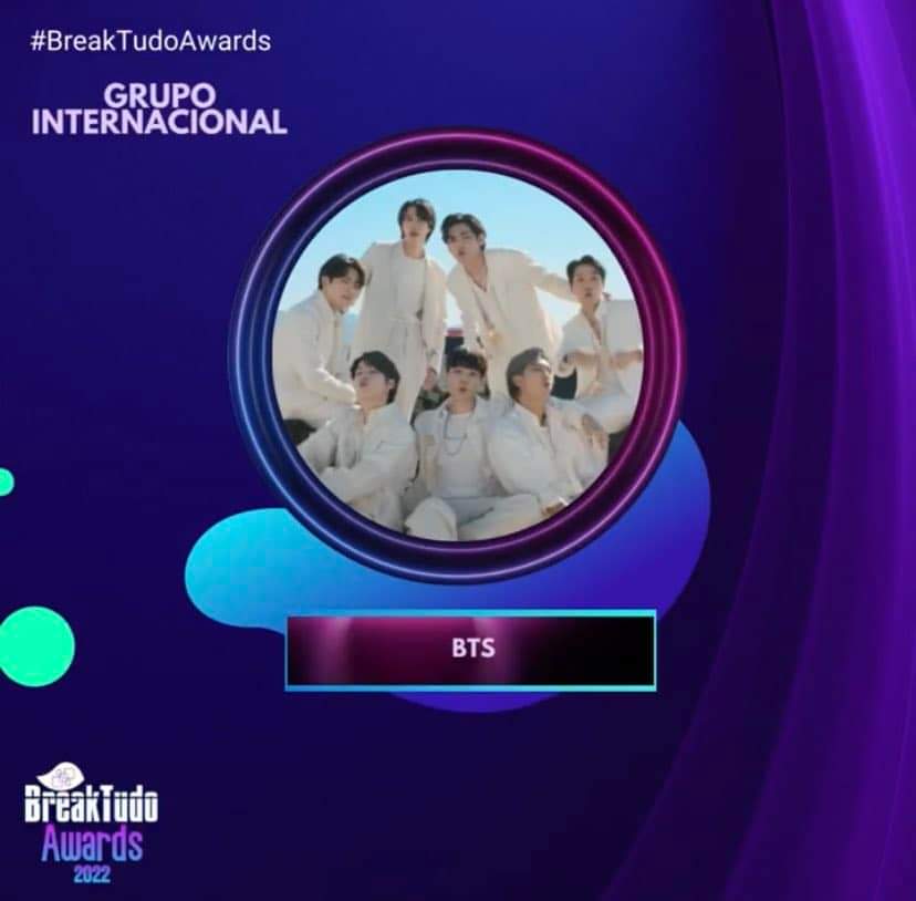 btschartsxdaily's tweet photo. 🏆 @BTS_twt &amp; Jungkook has been nominated at the 2022 BreakTudo Awards

— International Group
— Kpop Boy Group
— International Fandom
— International Collaboration

•Twitter:
🗳️ I vote #BTS #BTSKPOP #LeftandRight #BTSARMY for #BreakTudoAwards 2022
+ https://t.co/QH9mxBAHHs