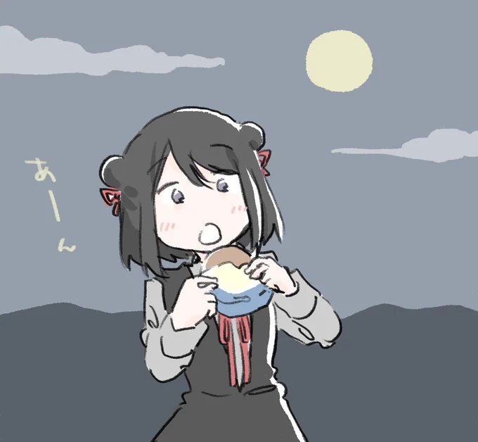 月よりバーガーになっている黒江ちゃん 