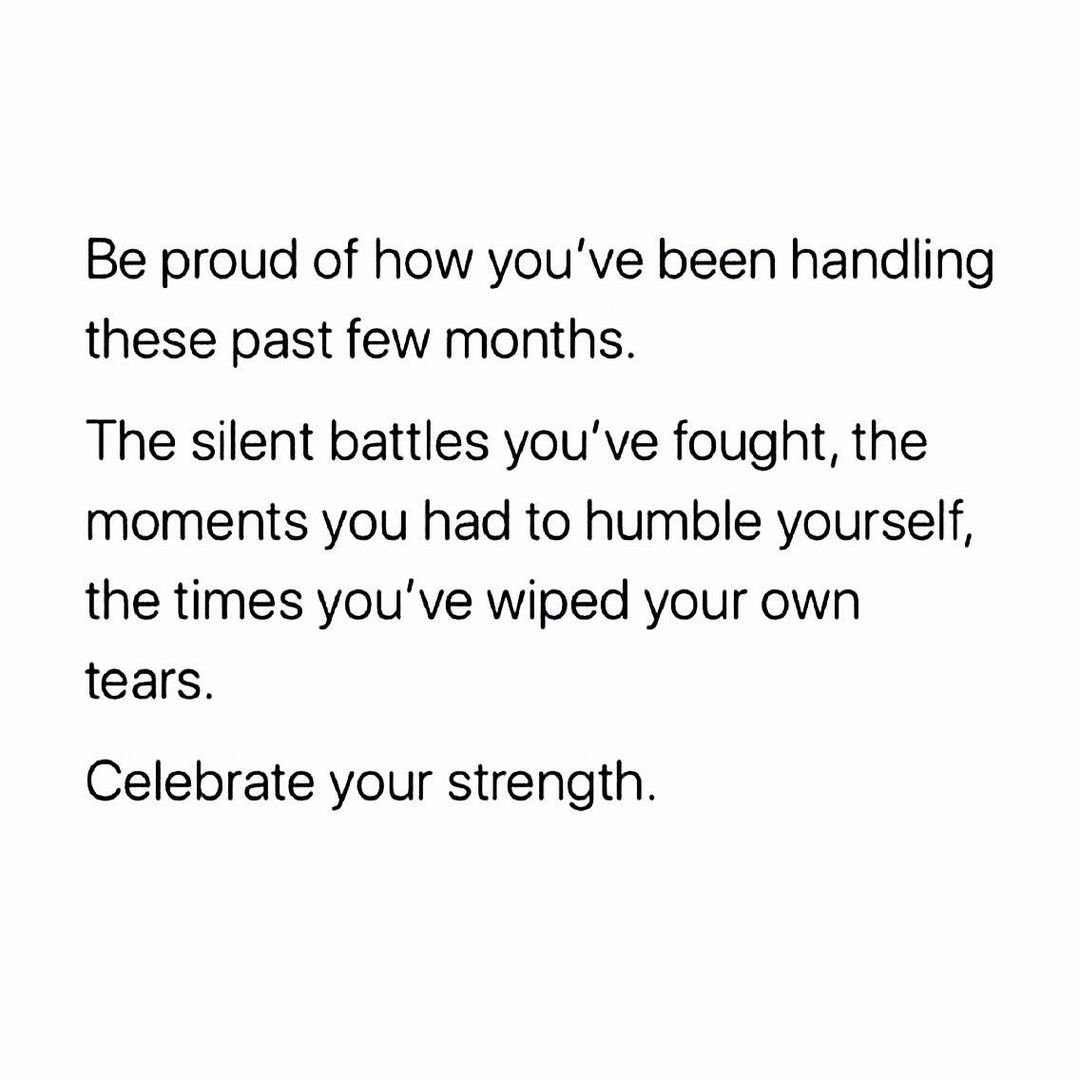 I'm proud of you all 🤗🥰