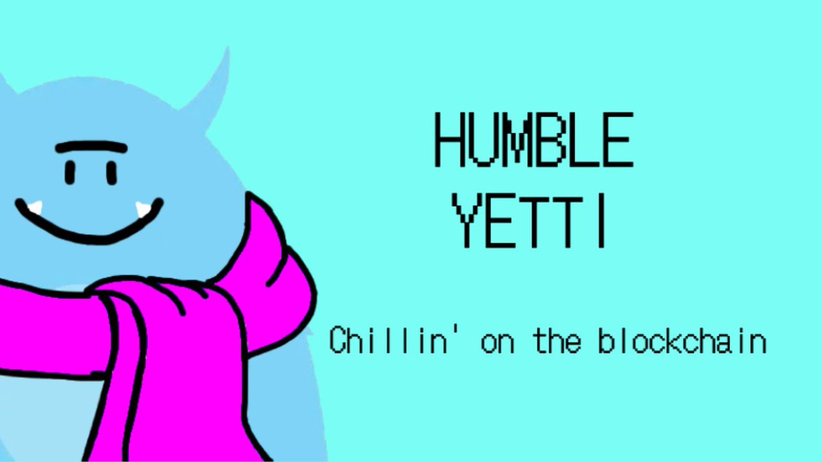 Humble Yettis | SOLD OUT!! CHILLIN' ON MAGIC EDEN! tweet media