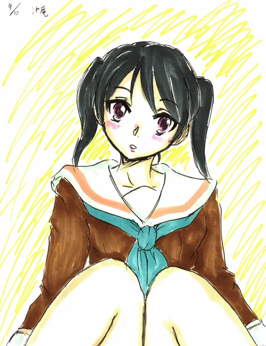 #ユーフォ版深夜のお絵描き60分一本勝負久々に参加させていただきます。 