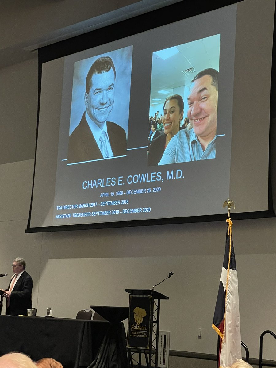 On behalf of the TSA, we would like to announce the awardee of the Betty P. Stephenson Circle of Friends 2022 to the Cowles Family on behalf of Dr. Charles E. Cowles, Jr., an asset to the TSA during his time with us. We miss him and are so lucky to have had him as our member.