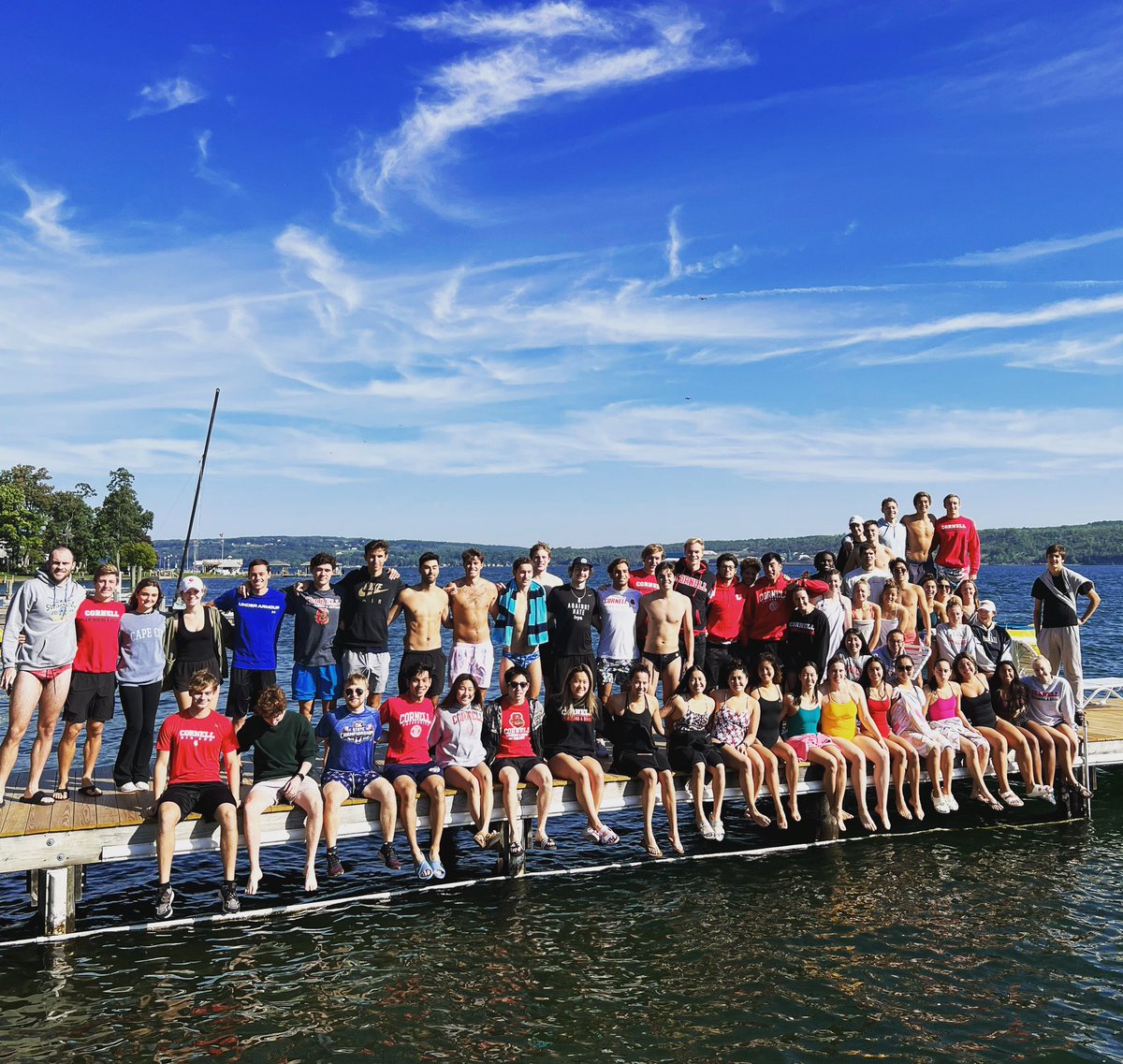 Cornell Swim/Dive on Twitter "Open water swimming!"
