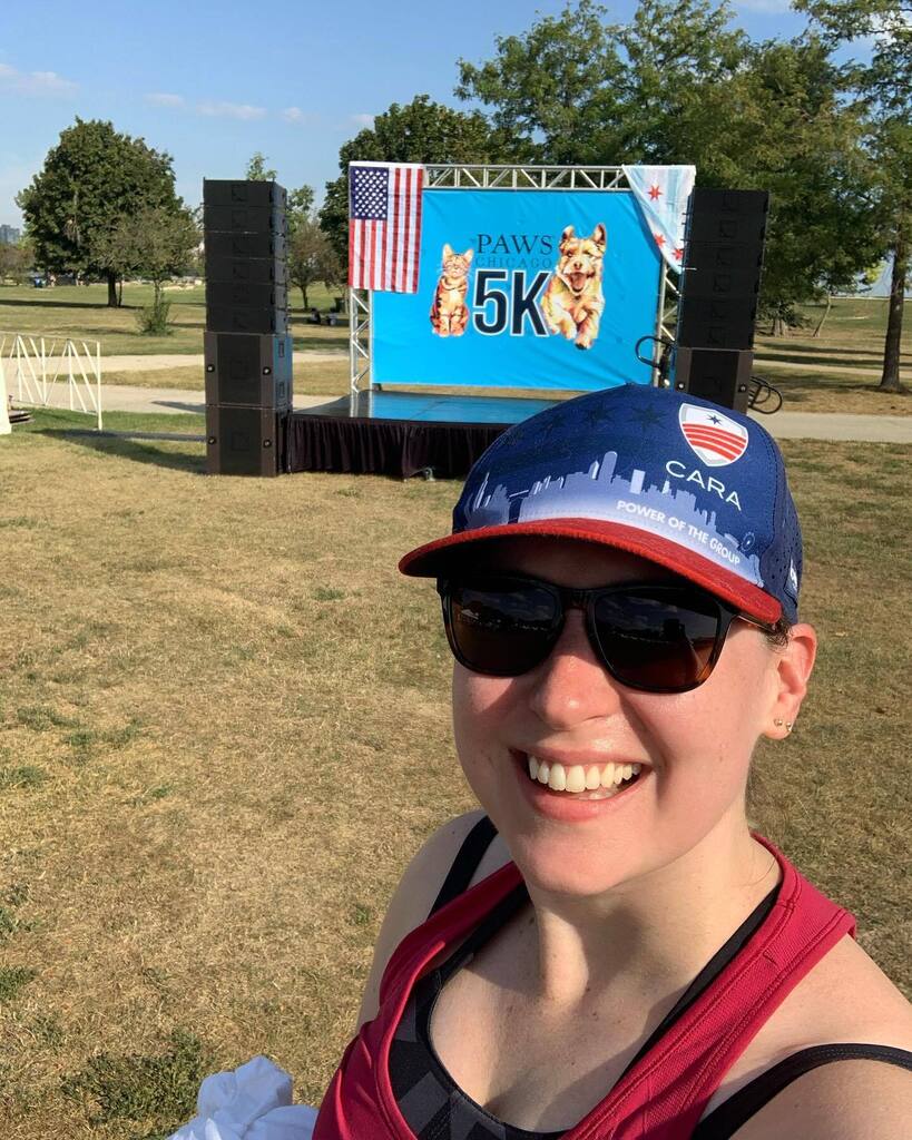 megankhurlbert's tweet photo. Despite car troubles, still managed to keep the #paws5k streak alive! @pawschicago https://t.co/4GtQr1po9s https://t.co/HDbfm7T0QP