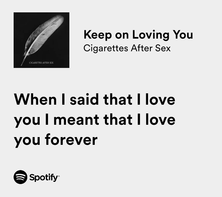 art quotes on Twitter "RT thesadbaby cigarettes after sex / keep on loving you"