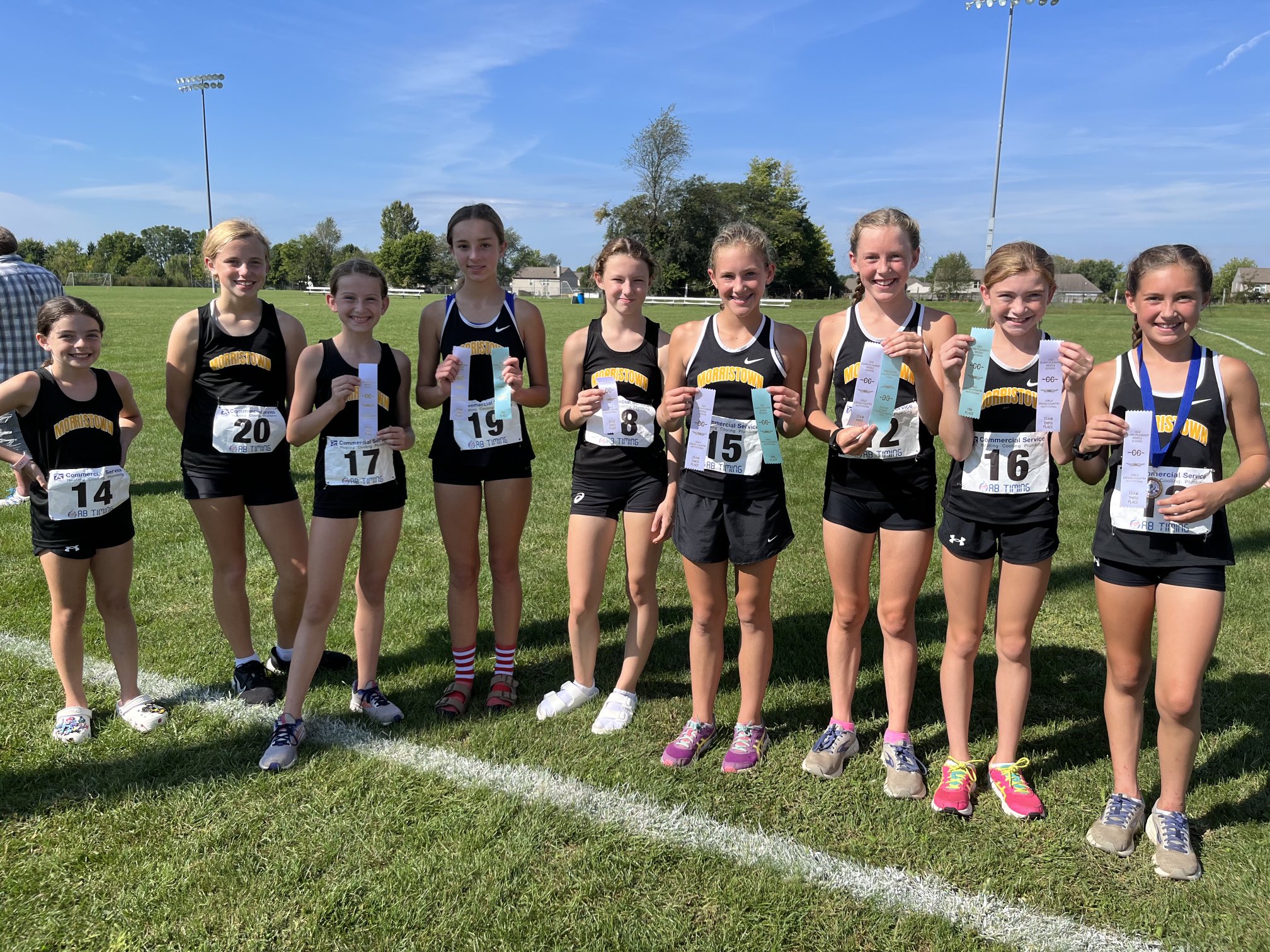 MHS Cross Country on Twitter "MS girls take 3rd place at Whiteland