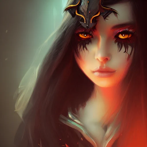 I want to summon a beautiful devil / demon woman.It is difficult to grow bat wings on her back.#stablediffusion 