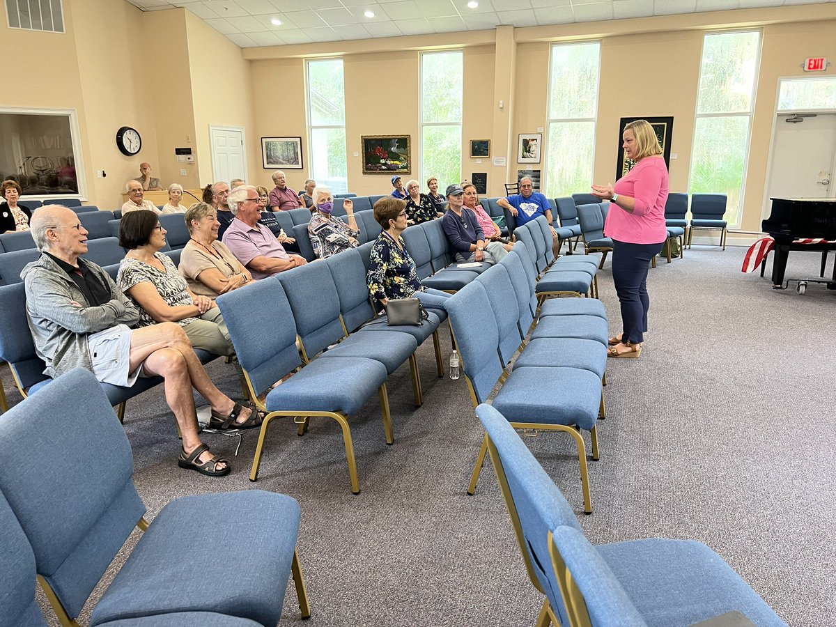 LisaForSC's tweet photo. First stop of the day was addressing the members of Lowcountry Indivisible at their monthly meeting. Thank you for the fantastic conversation! https://t.co/Q3S75Wut9l