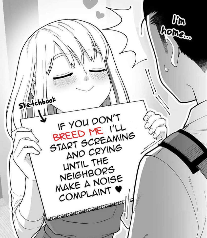 When she finally gets into a relationship with someone.