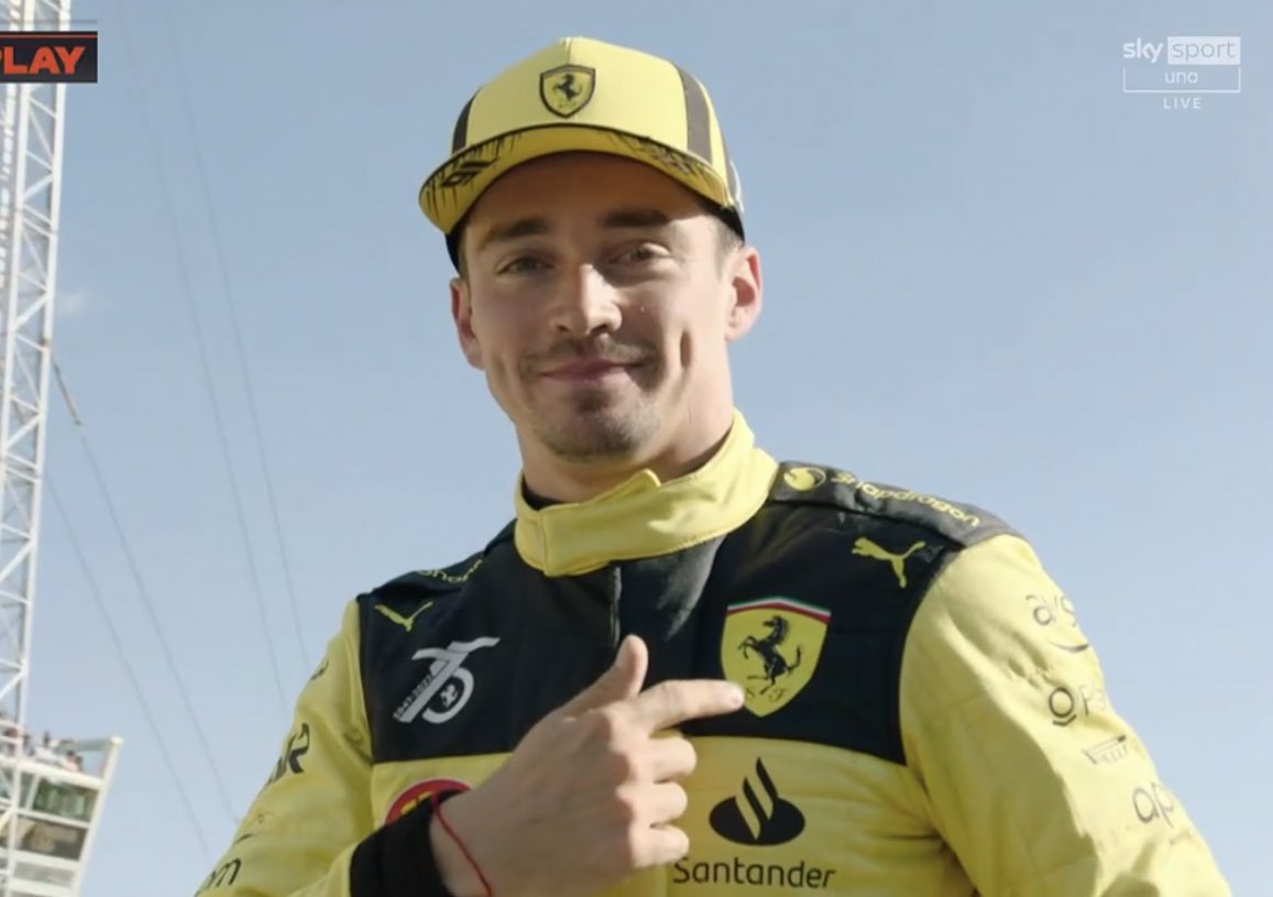 He’s Ferrari through and through 🇲🇨❤️