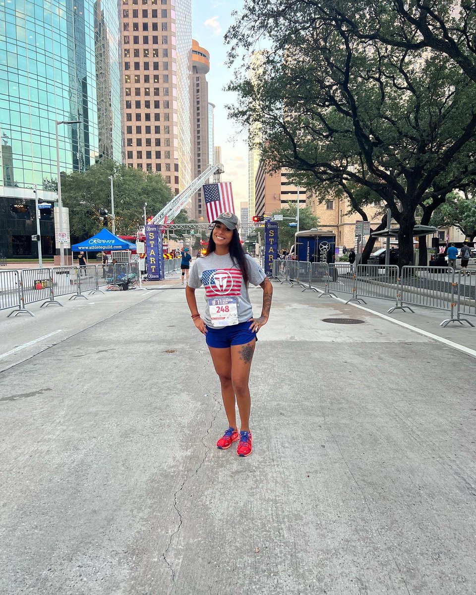 _sandyprz's tweet photo. Today I did a thing. I ran nonstop my first 5K run. It was all for a good cause to raise awareness and honor the fallen. Never forget the sacrifices of the heroes of September 11th and the wars since: veteran, first responder, civilian and military. #9/11HeroesRun https://t.co/D7PBeIPONS