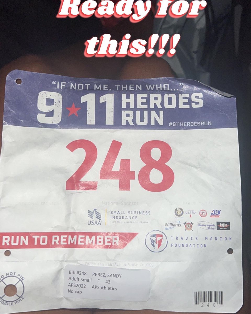 _sandyprz's tweet photo. Today I did a thing. I ran nonstop my first 5K run. It was all for a good cause to raise awareness and honor the fallen. Never forget the sacrifices of the heroes of September 11th and the wars since: veteran, first responder, civilian and military. #9/11HeroesRun https://t.co/D7PBeIPONS