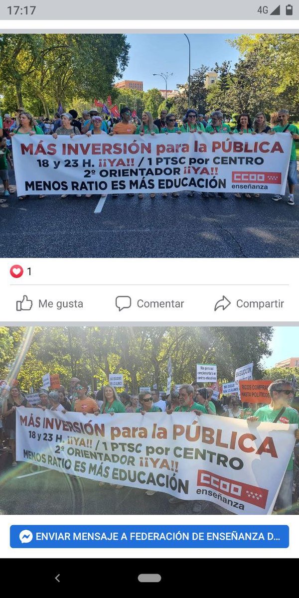 ptscmadrid's tweet image. 1 ptsc por centro educativo