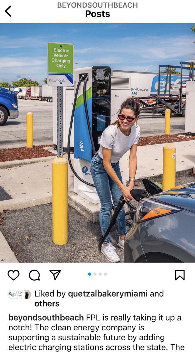 Carlos_Frias's tweet photo. FPL is trying to monopolize renewable energy, by charging customers to build its car charging network, meanwhile fighting homeowner rights to add solar. Now it’s paying top social influencers to post about its network in sponsored ads (not disclosed). 🧵 https://t.co/470cUqqtqu