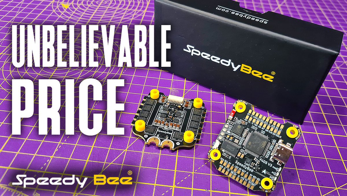 whirlybloke's tweet photo. This new #F405 V3 flight stack from #SpeedyBee packs in a lot of features for only $69 https://t.co/Ilt4Qt6BE6 https://t.co/zpD5JINNkJ