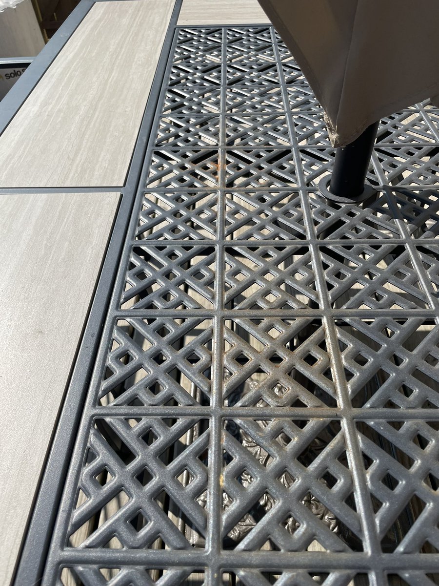 Bought this patio table 3 months ago <a href="/Lowes/">Lowe's</a> , already rusting. Extremely disappointed