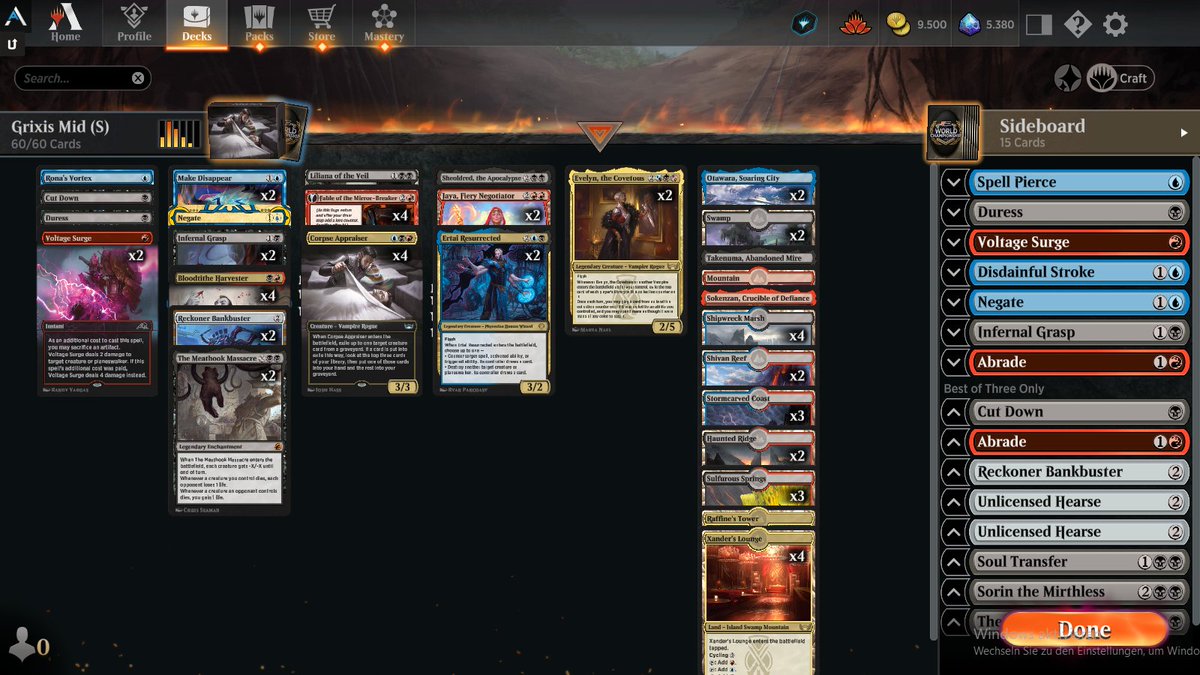 trophyymtg's tweet photo. #MTGArena 
7-0, 30 packs secured
Deck inspired by @Vendilion 
surprisingly Ertai overperformed heavily
I still think Evelyn > Sol'kanar in grixis

@fireshoes 
 
@mtgazone https://t.co/MydIBWGZ9S