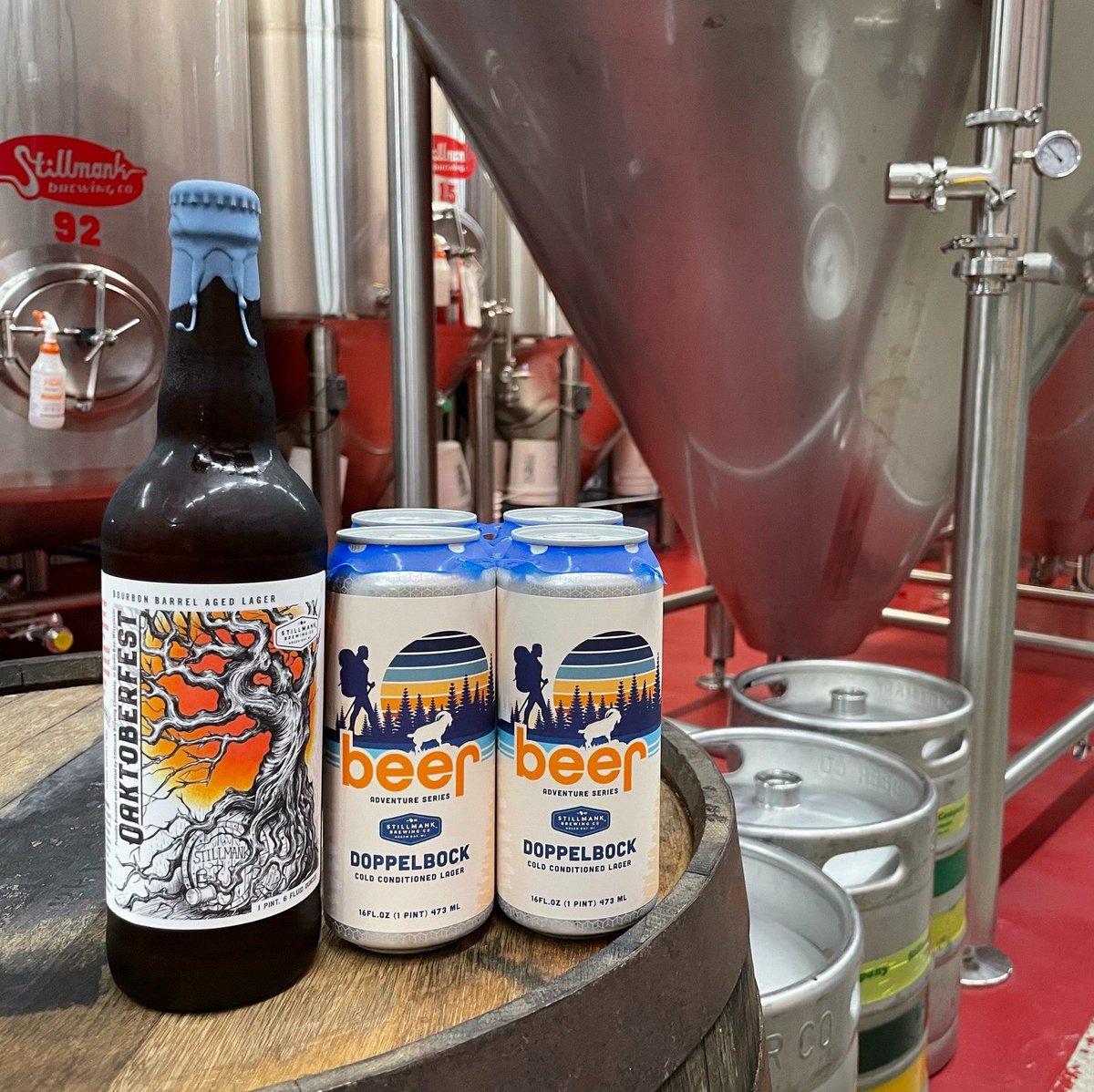 Double release today! OAKtoberfest is back and our Doppelbock drops today as well! Open at noon with Maldonado food truck here 12-3. 🍻