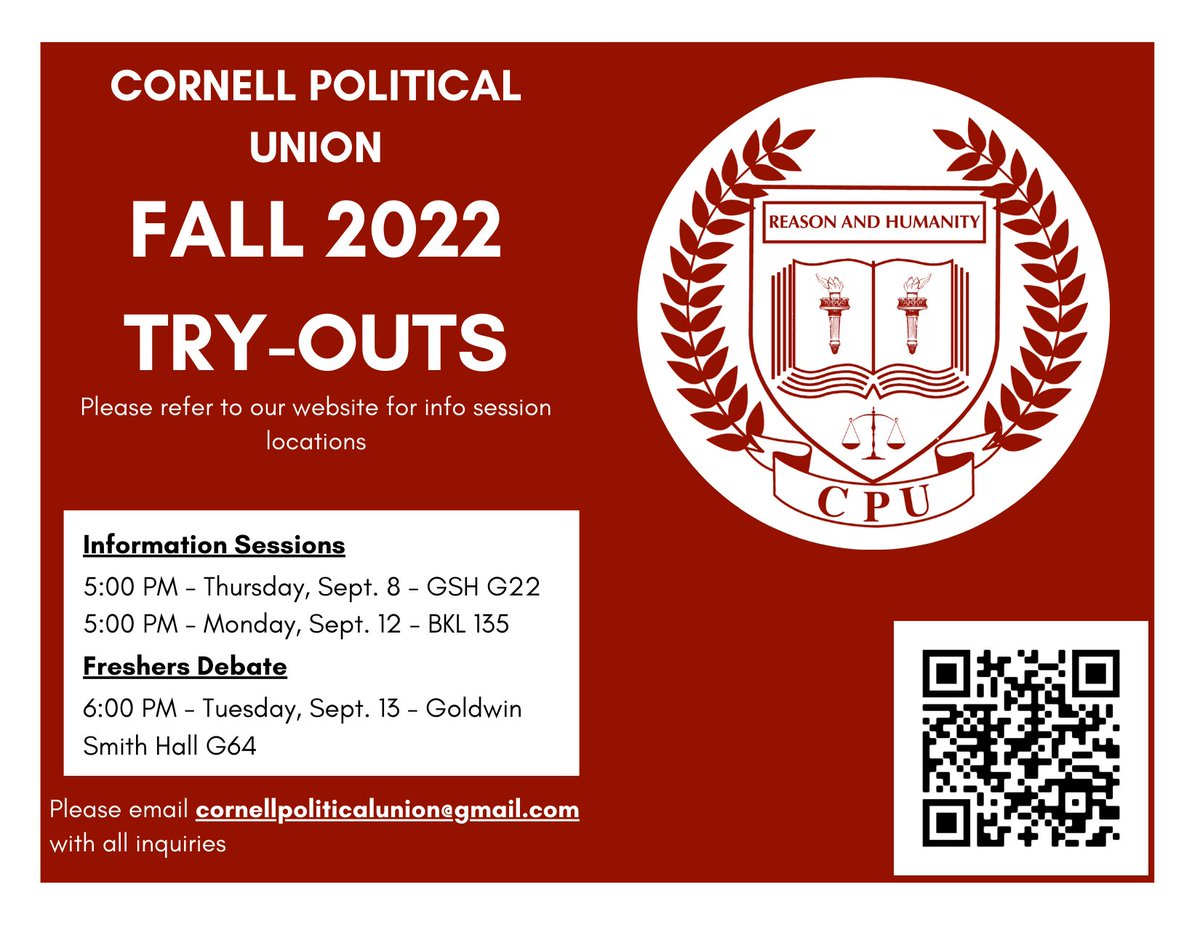 Cornell Political Union tweet media