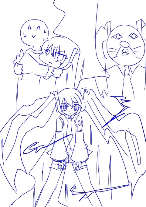 @tennoxx1 世界線超えて来やがる。
落書きしてたらうさぎの話きたので
誤って描いちゃいましたよ。。。 