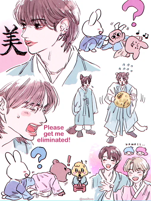 SKZ Variety Games💙#1

#Straykidsfanart 