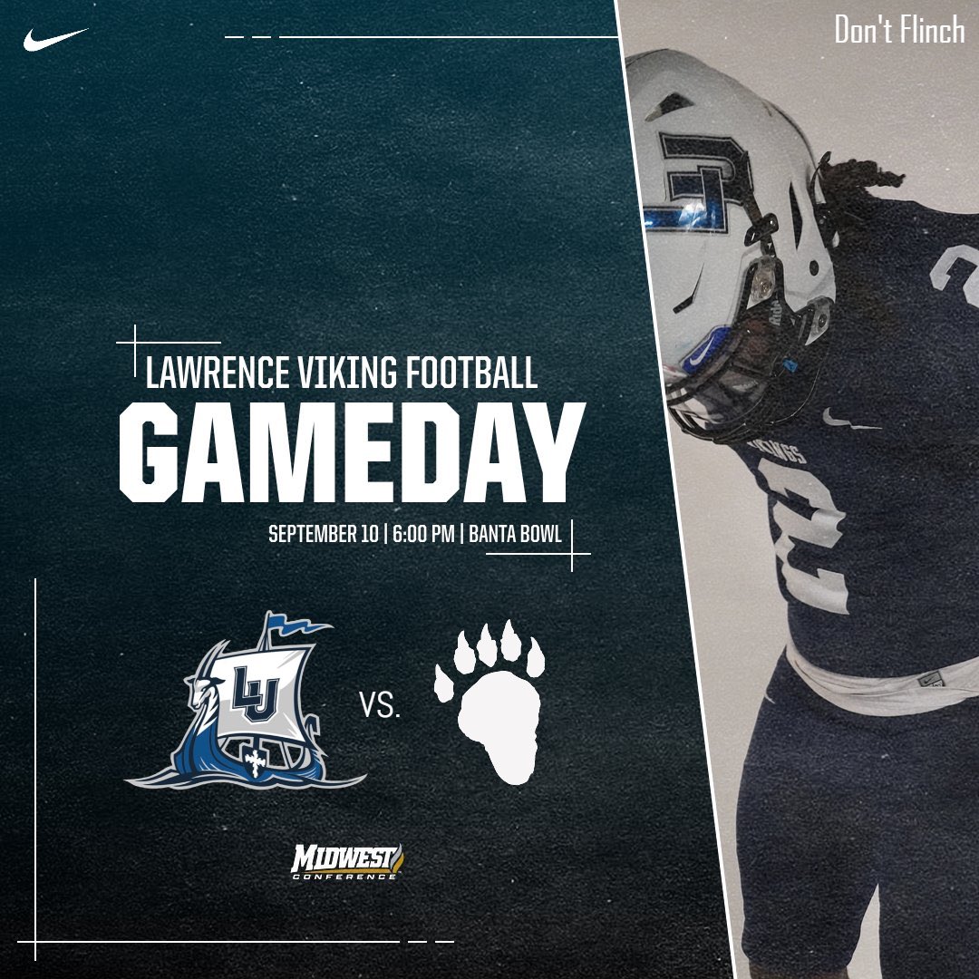 It’s finally here! Gameday at the Bowl! 

⌚️: 6:00 P.M. CST
🏟: Ron Roberts Field at The Banta Bowl
📺: portal.stretchinternet.com/lawrence/

🔵⚪️#DontFlinch #JP71