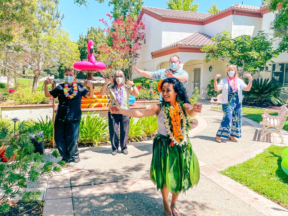 aegisliving's tweet photo. Aegis Living Shadowridge celebrated the end of summer with a Luau!
The Life Enrichment team made it a party with Hawaiian barbeque and hula dancers. We heard the residents had a wonderful time!
#aegis #ageisliving #aegislivingshadowridge #shadowridge #luau #party https://t.co/o8avr3FMDy