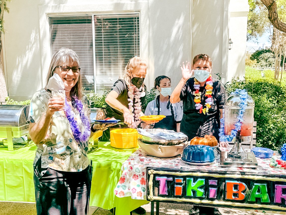 aegisliving's tweet photo. Aegis Living Shadowridge celebrated the end of summer with a Luau!
The Life Enrichment team made it a party with Hawaiian barbeque and hula dancers. We heard the residents had a wonderful time!
#aegis #ageisliving #aegislivingshadowridge #shadowridge #luau #party https://t.co/o8avr3FMDy