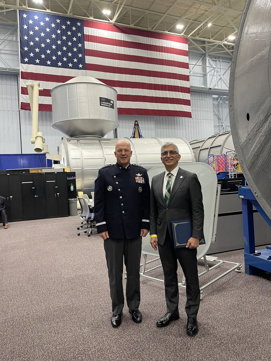 My appreciation to General John W. Raymond, USSF Chief of Space Operations, for recognizing <a href="/uprm/">RUM/UPRM</a> and honoring us with the signing of this MOU between the US Space Force and <a href="/uprm/">RUM/UPRM</a>