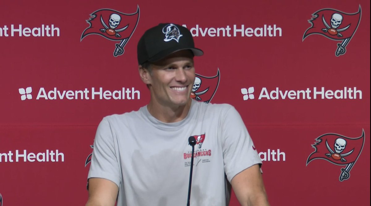 Tom Brady plays football tomorrow 😁