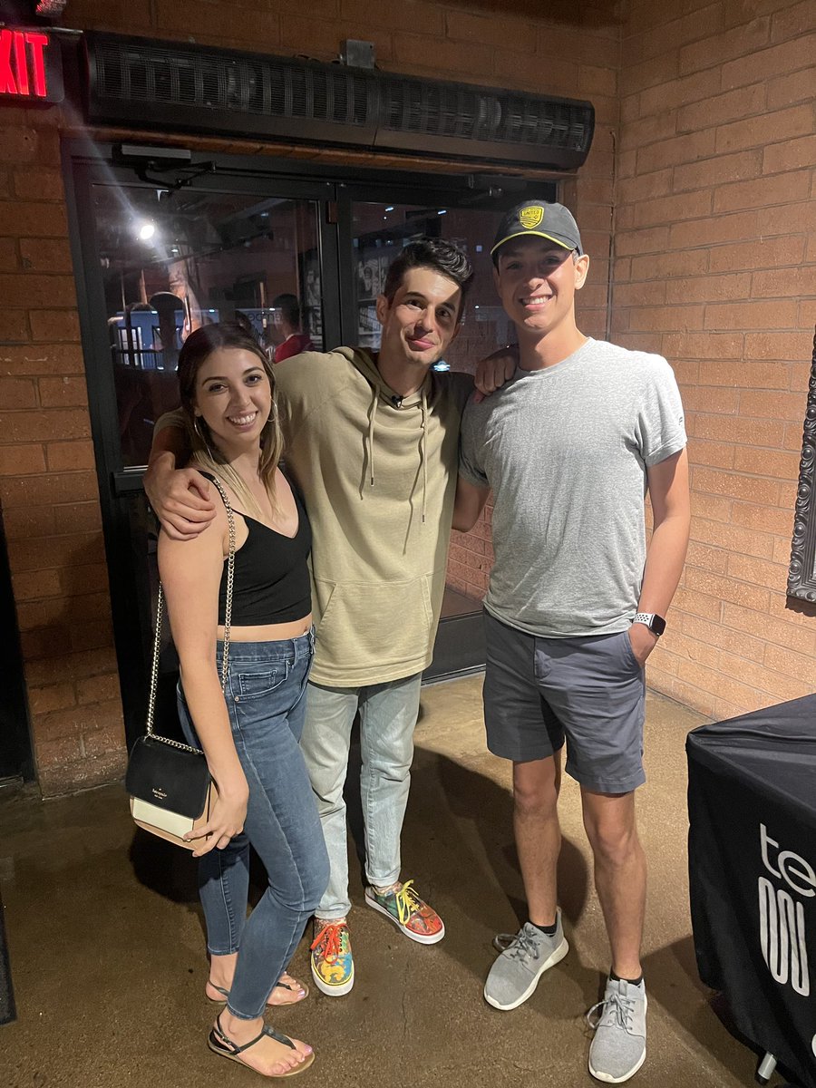TyOrtega's tweet photo. Holy smokes, @blaucomedy did not disappoint last night! 

One of the funniest shows we’ve been to. @simplybek_ https://t.co/Eh4ordVUKb