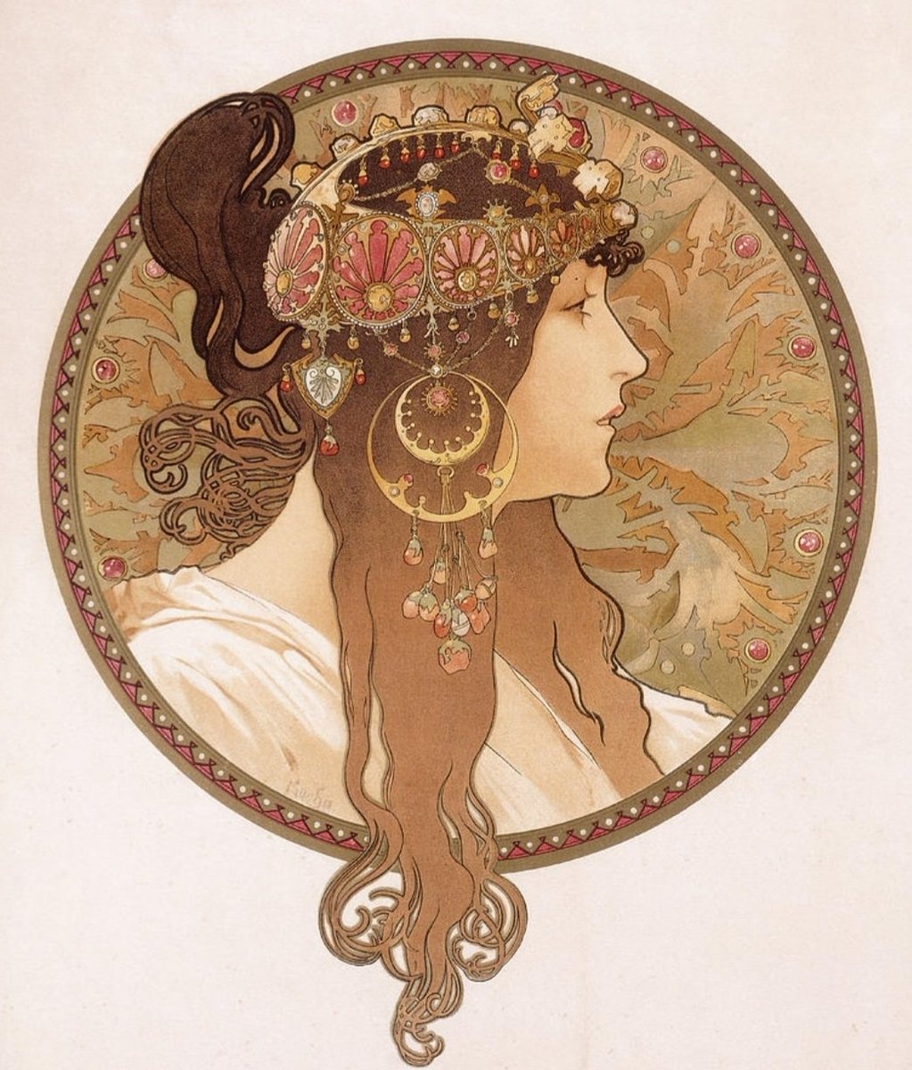 laviride's tweet photo. I know, I'm late but here is my last piece for #MonthofMasters 2022
last prompt: Free choice
Master: Alphonse Mucha
#traditionalart #mucha #dtiys https://t.co/E5q5jCDGRU