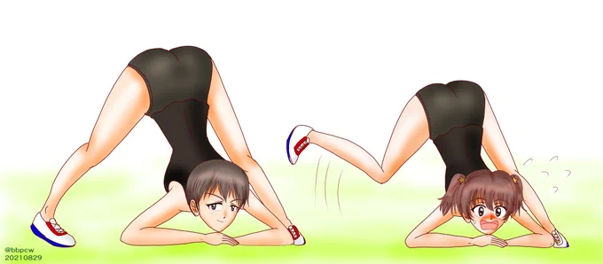 #見た人もなにか無言で2人組をあげる 