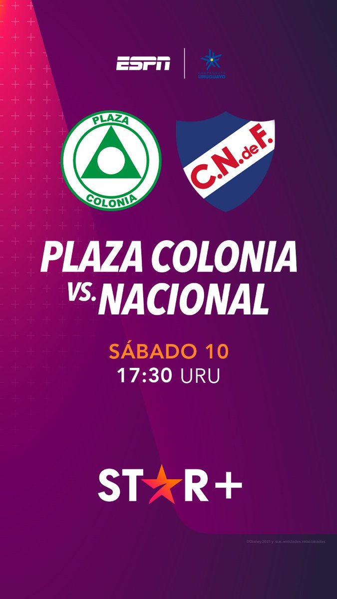 LeoRodriguez82's tweet photo. Esta tarde #Plaza recibe a #Nacional en el #ClausuraEnStarPlus
Con previa desde 17:30, el partido va a las 18:00
Los esperamos junto a @SebasGiovanelli
@fsocaok @AnaInesMartinez @ValentinaRoossi y todo el equipo de #StarPlusLA
#ESPNenStarPlus
#ClicLiveContents https://t.co/fcevUg1CrK