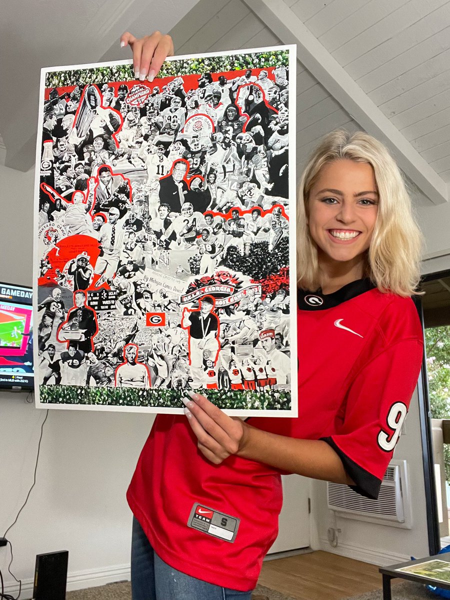 GAMEDAY GIVEAWAY!! In honor of my “Glory, Glory!” print sale on carleighhyser.com I’m giving away an 18 by 24 print! 

One entry= follow me on Instagram (carleigh.hyser) &amp; Twitter + retweet this tweet

Deadline is Sunday and winner is announced Monday! Go dawgs!