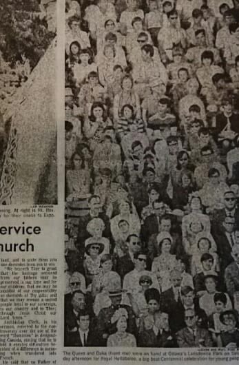 JulieNesrallah's tweet photo. My mom was an honour student and part of the Executive of the Central Student Council in Ottawa. She had the privilege of meeting Her Majesty back in the day. My mom is sitting behind her with the awesome beehive hairdo. https://t.co/nPoZXfCtA3