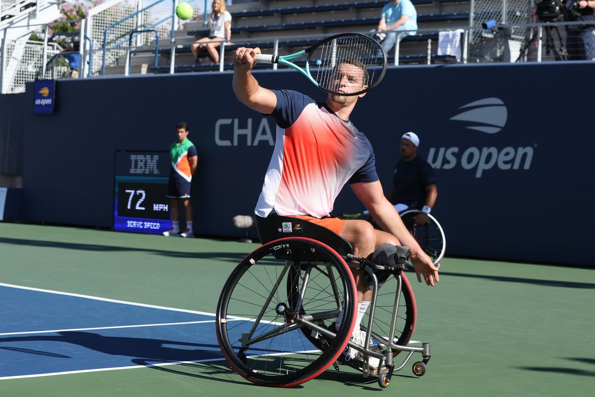 JoachimGerard's tweet photo. Défaite en demi finale du double de l'@usopen. Retour en Belgique et au boulot la semaine prochaine pour préparer les prochaines échéances 👊

@SKODABE @head_tennis @Partenamut #OrthopedieToussaint @ADEPS_OFFICIEL @LigueHandisport @Cap_48 #CapSurlOr https://t.co/f2YpTxkyyr