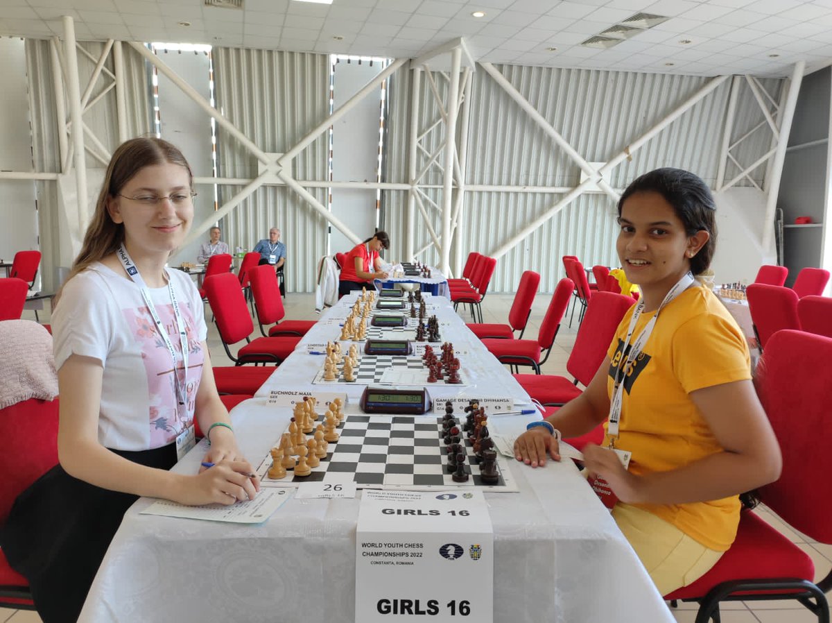 ChessSri's tweet photo. World Youth Chess Championship 2022 - Romania
#slchess #chess #fide https://t.co/ofjHMF1fCW