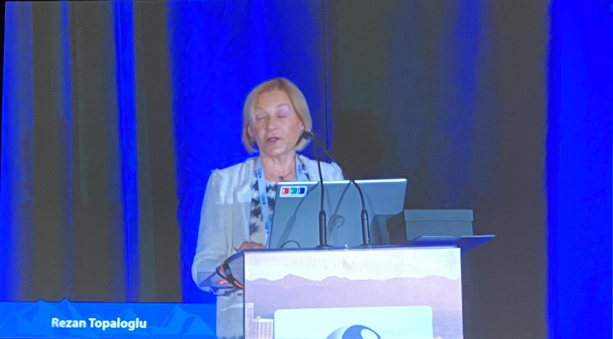 MelvinBonillaF2's tweet photo. Rezan Topaloglu receiving @IPNA_PedNeph Teaching Award, a true educational champion responsible for the success of IPNA Junior Master Class Program. https://t.co/nKm0x3GGs1