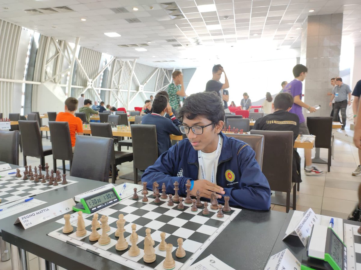 ChessSri's tweet photo. World Youth Chess Championship 2022 - Romania
#slchess #chess #fide https://t.co/ofjHMF1fCW