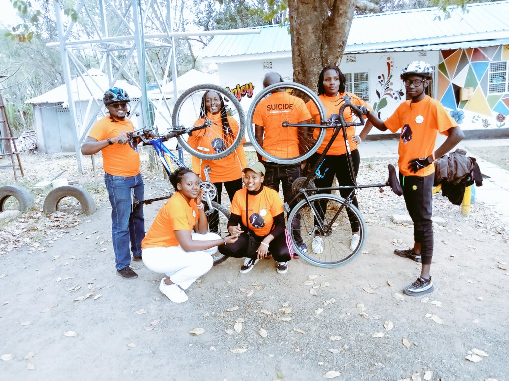 mutcy_'s tweet photo. Today we marked world 
#SuicidePreventionDay in #masaku 🥳🥳 .
We are creating awareness through hope in action. https://t.co/KmrOgkdRhi