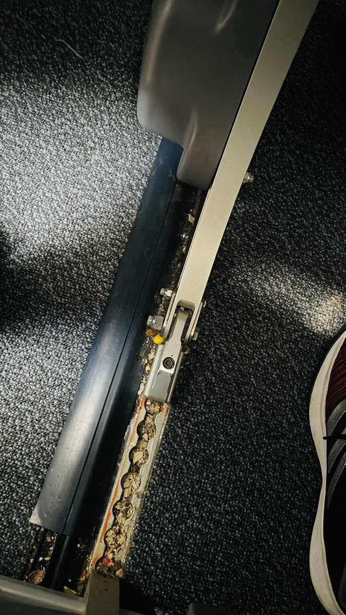 johnyjithin's tweet photo. Air Canada #aircanada are flights really vacuumed before boarding!!! https://t.co/51P33ae6Mr