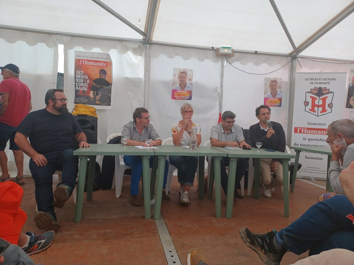 débat @enseignementagricolepublic
stand @pcf53 fête de l humanité merci @snetapfsu @AgriCgt @Celine_Brulin @arenasrodrigo_
pour une loi d'avenir agricole au service des citoyens-ennes !