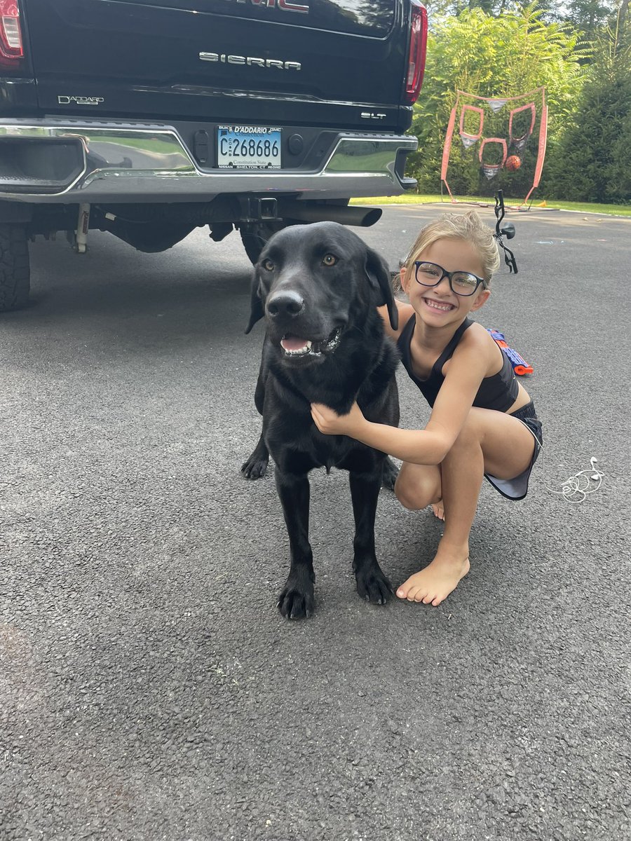 Weak eye. Strong girl. 

Rockin' her new eye gear like a pro.