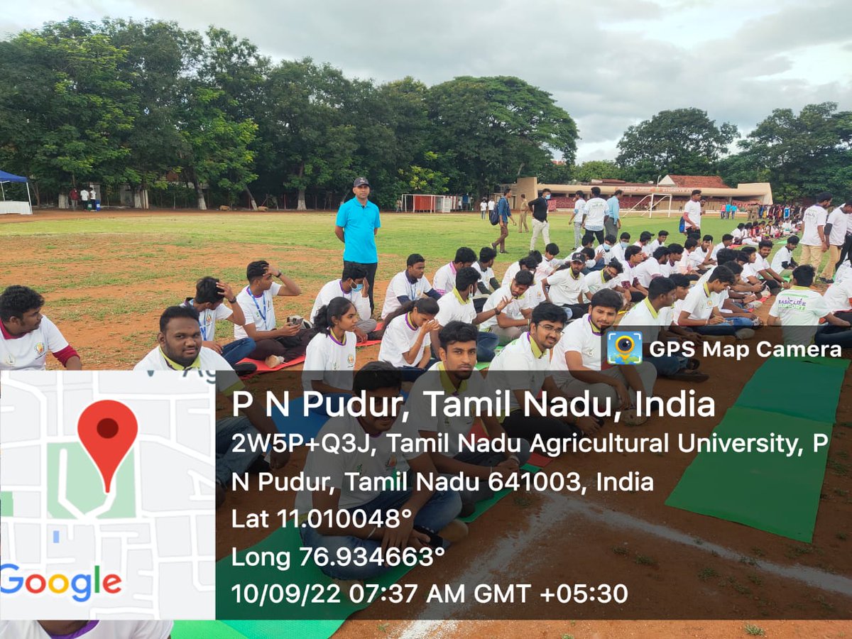 nsskpriet's tweet photo. Team NSS-UBA of KPR Institute of Engineering and Technology, is  participating in the Asian book of records event on maximum number of people demonstrate the basic life support and recovery position on behalf of world first aid day at TNAU on 10.09.2022
@nss_chennai @_nssindia https://t.co/rie7WQwFZV