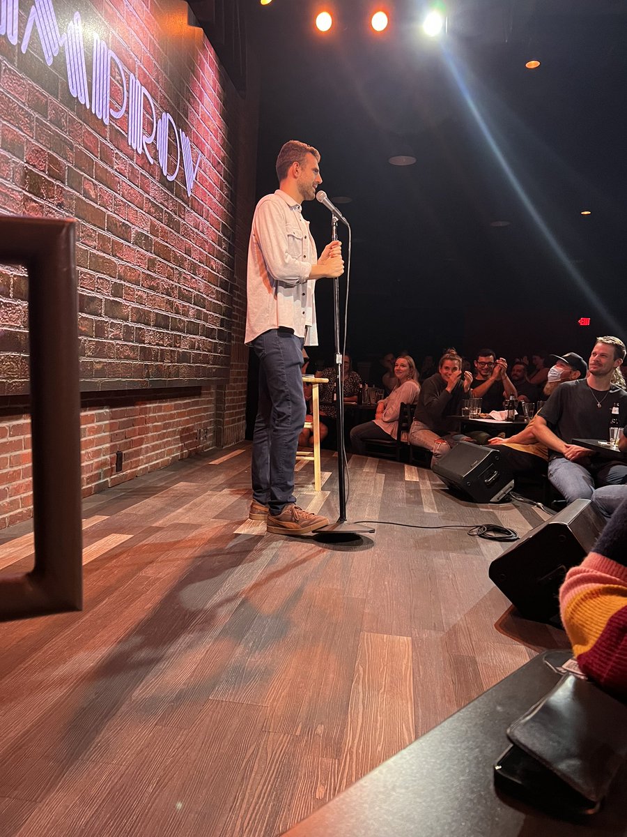 Snuck this photo of the great <a href="/sammorril/">Sam Morril</a> performing a few weeks ago.  Dude is seriously one of my favorite comics working today.